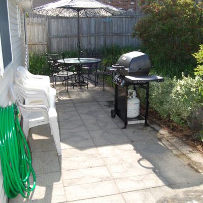 Back Patio with Grill